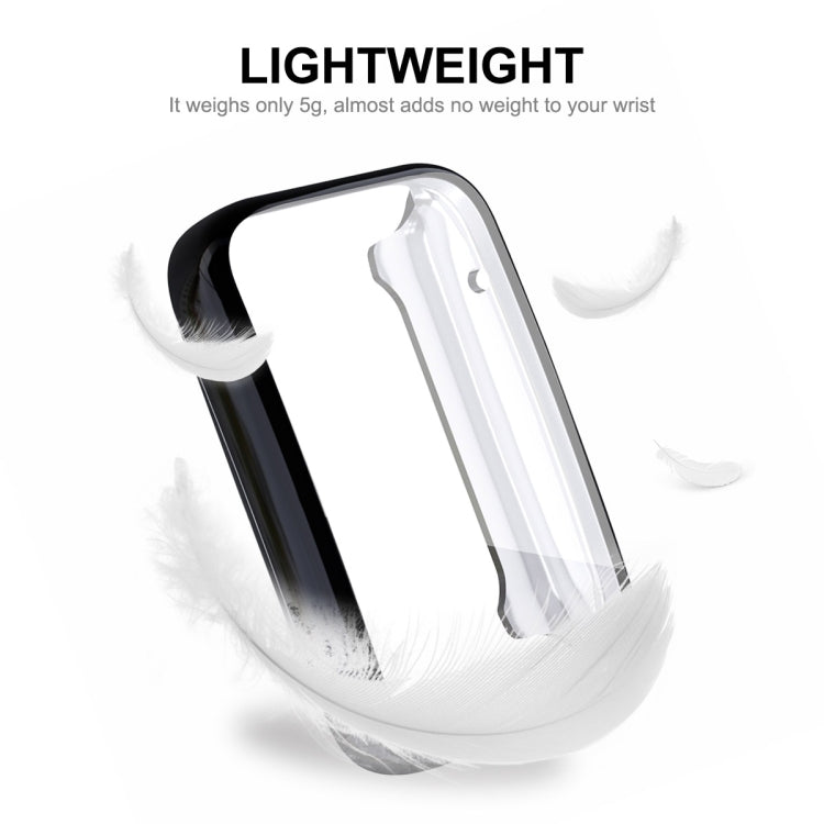 For Xiaomi Mi Band 7 Pro ENKAY Hat-Prince Full Coverage Electroplated TPU Screen Protection Case(Black) - Watch Cases by ENKAY | Online Shopping UK | buy2fix