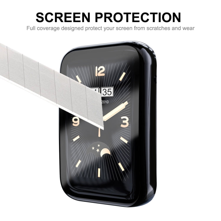 For Xiaomi Mi Band 7 Pro ENKAY Hat-Prince Full Coverage Electroplated TPU Screen Protection Case(Rose Gold) - Watch Cases by ENKAY | Online Shopping UK | buy2fix