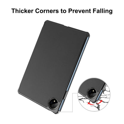 For Huawei MatePad Pro 11 2022 ENKAY Plastic Back Cover Smart Leather Stand Case(Dark Blue) - Huawei by ENKAY | Online Shopping UK | buy2fix