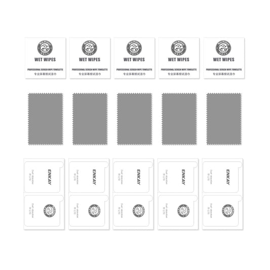 For Huawei Mate 50 / 50E 5pcs ENKAY Full Glue 0.26mm 9H 2.5D Tempered Glass Full Film - Huawei Tempered Glass by ENKAY | Online Shopping UK | buy2fix