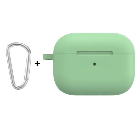 For Apple AirPods Pro 2 2022 ENKAY Thickened Silicone Protective Case with Keychain(Mint Green) - For AirPods Pro 2 by ENKAY | Online Shopping UK | buy2fix