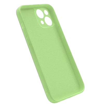 For iPhone 14 Plus ENKAY Liquid Silicone Shockproof Soft Phone Case(Beige) - iPhone 14 Plus Cases by ENKAY | Online Shopping UK | buy2fix