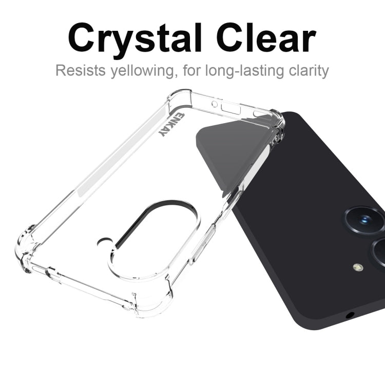 For Asus Zenfone 9 ENKAY Clear TPU Shockproof Phone Case - ASUS Cases by ENKAY | Online Shopping UK | buy2fix