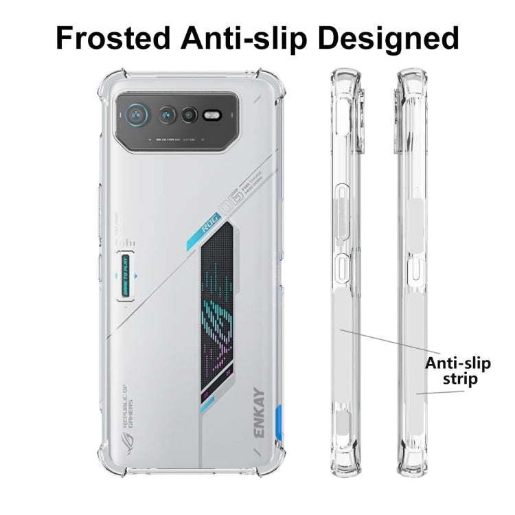 For Asus ROG Phone 6 ENKAY Clear TPU Shockproof Phone Case by ENKAY