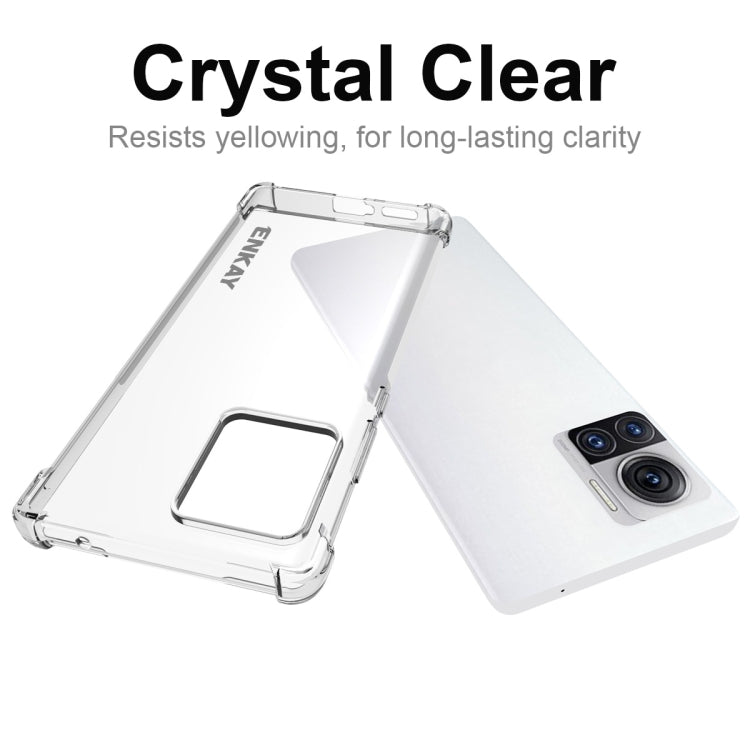 For Motorola Moto X30 Pro ENKAY Clear TPU Shockproof Phone Case - Motorola Cases by ENKAY | Online Shopping UK | buy2fix