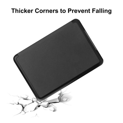 For Amazon Kindle 2022 Gen11 ENKAY Custer Texture Leather Smart Case(Dark Green) - Amazon by ENKAY | Online Shopping UK | buy2fix