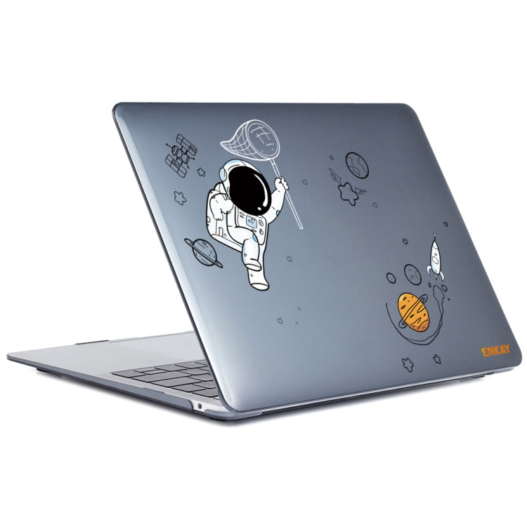 For MacBook Pro 14.2 A2442/A2779 2023 ENKAY Hat-Prince 3 in 1 Spaceman Pattern Laotop Protective Crystal Case with TPU Keyboard Film / Anti-dust Plugs, Version:US(Spaceman No.2) - MacBook Pro Cases by ENKAY | Online Shopping UK | buy2fix