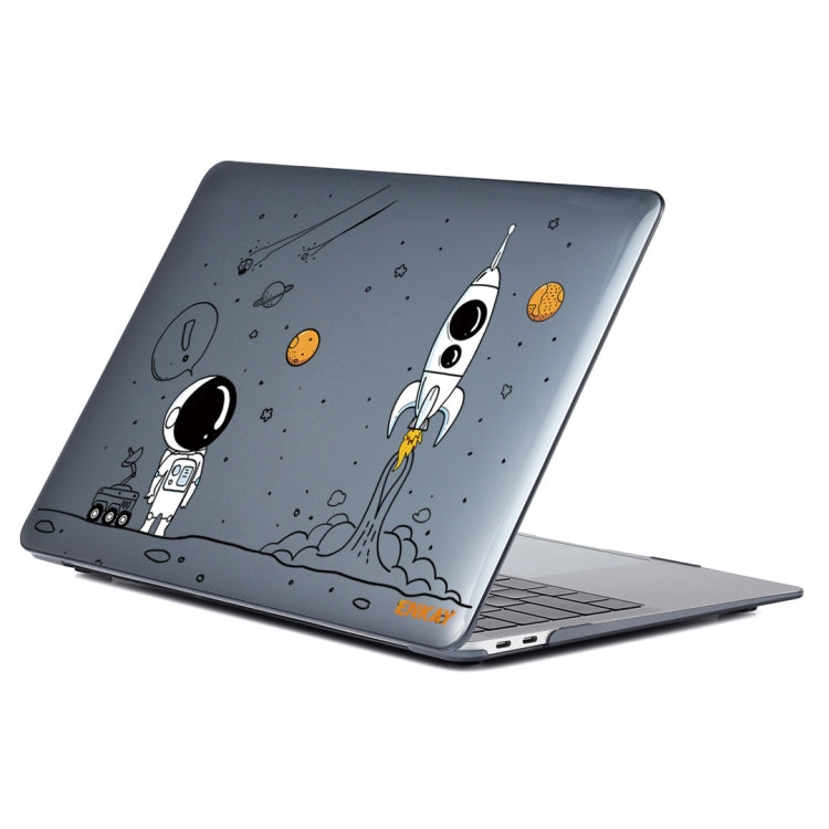 For MacBook Pro 16.2 A2485/A2880 2023 ENKAY Hat-Prince 3 in 1 Spaceman Pattern Laotop Protective Crystal Case with TPU Keyboard Film / Anti-dust Plugs, Version:US(Spaceman No.1) - MacBook Pro Cases by ENKAY | Online Shopping UK | buy2fix