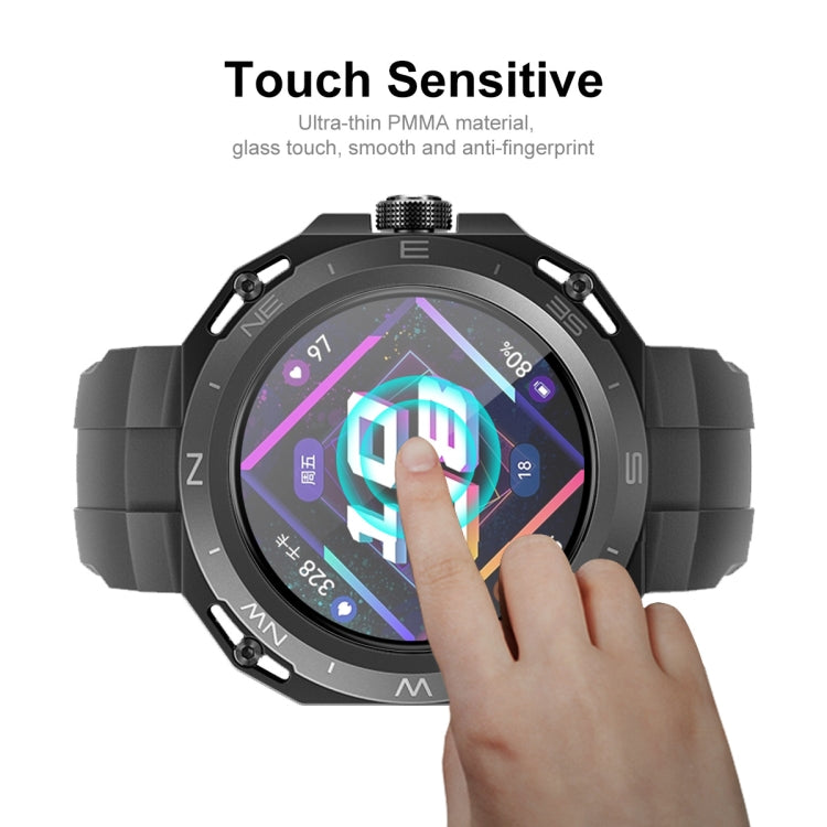 2pcs For Huawei Watch GT Cyber ENKAY 3D Full Coverage Soft PC Edge + PMMA HD Screen Protector Film by ENKAY