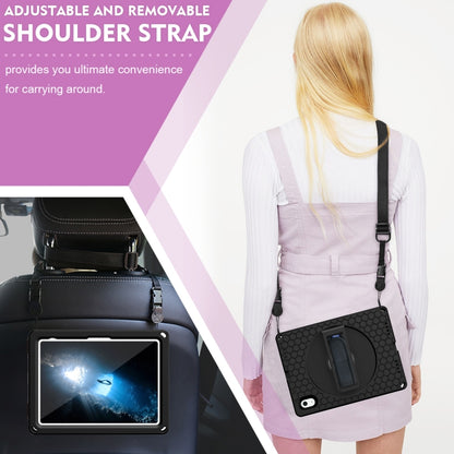 For iPad 2025 / 2022 360 Rotation Stand EVA Hard PC Tablet Case with Strap(Black) - iPad 2025 / 2022 Cases by buy2fix | Online Shopping UK | buy2fix