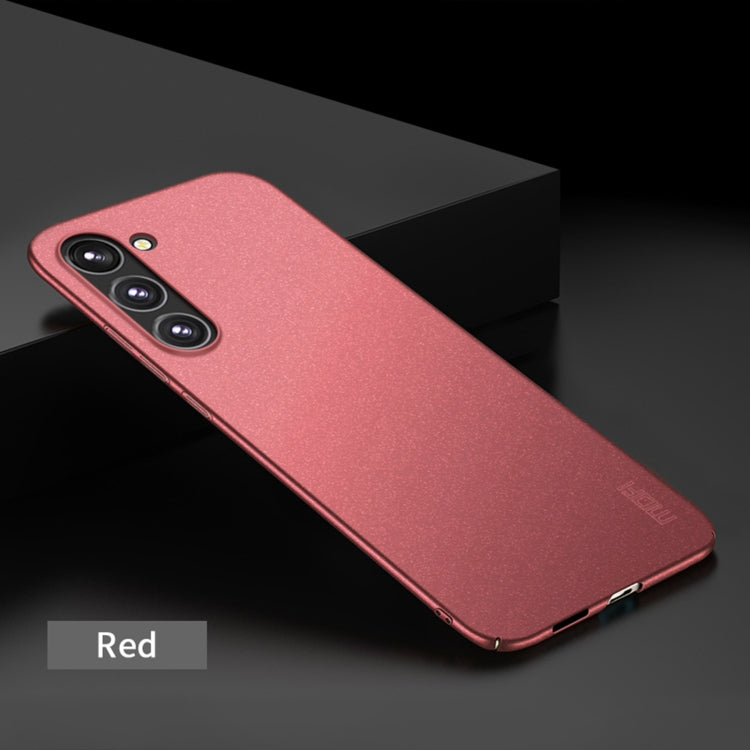 For Samsung Galaxy S23 5G MOFI Fandun Series Frosted Ultra-thin PC Hard Phone Case(Red) - Galaxy S23 5G Cases by MOFI | Online Shopping UK | buy2fix