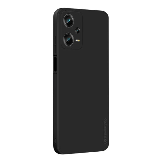 For Xiaomi Redmi Note 12 Pro 5G China PINWUYO Sense Series Liquid Silicone TPU Phone Case(Black) - Xiaomi Cases by PINWUYO | Online Shopping UK | buy2fix