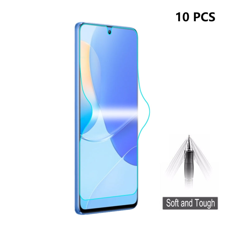 For Huawei Nova 9 SE 5G / Honor 50 SE 10pcs ENKAY Hat-Prince Full Glue Explosion-proof Soft Hydrogel Film - For Huawei by ENKAY | Online Shopping UK | buy2fix