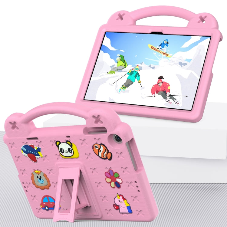 For Lenovo Tab M10 3rd Gen TB328FU / TB328XU 2022 10.1 Handle Kickstand Children EVA Shockproof Tablet Case(Pink) - Lenovo by buy2fix | Online Shopping UK | buy2fix