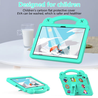 For Lenovo Tab M10 3rd Gen TB328FU / TB328XU 2022 10.1 Handle Kickstand Children EVA Shockproof Tablet Case(Mint Green) - Lenovo by buy2fix | Online Shopping UK | buy2fix