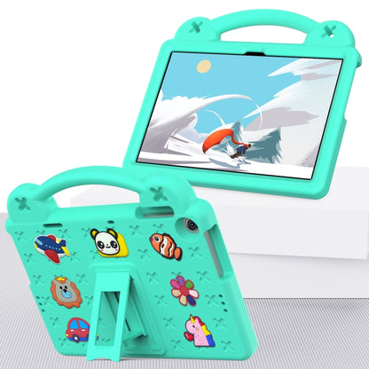 For Lenovo Tab M10 3rd Gen TB328FU / TB328XU 2022 10.1 Handle Kickstand Children EVA Shockproof Tablet Case(Mint Green) - Lenovo by buy2fix | Online Shopping UK | buy2fix