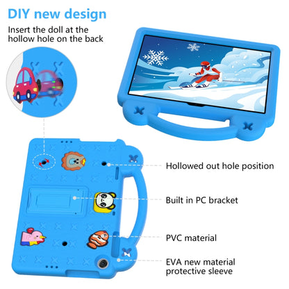 For Lenovo Tab M10 3rd Gen TB328FU / TB328XU 2022 10.1 Handle Kickstand Children EVA Shockproof Tablet Case(Sky Blue) - Lenovo by buy2fix | Online Shopping UK | buy2fix