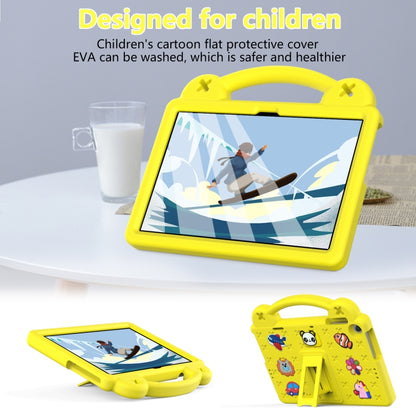 For Lenovo Tab M10 3rd Gen TB328FU / TB328XU 2022 10.1 Handle Kickstand Children EVA Shockproof Tablet Case(Yellow) - Lenovo by buy2fix | Online Shopping UK | buy2fix