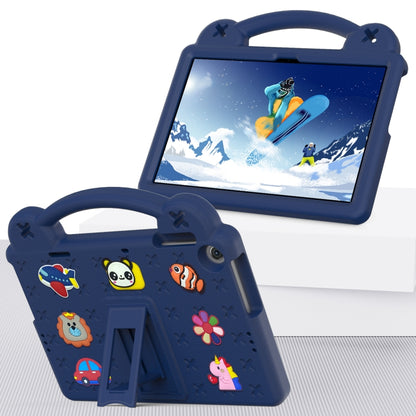 For Lenovo Tab M10 3rd Gen TB328FU / TB328XU 2022 10.1 Handle Kickstand Children EVA Shockproof Tablet Case(Navy Blue) - Lenovo by buy2fix | Online Shopping UK | buy2fix