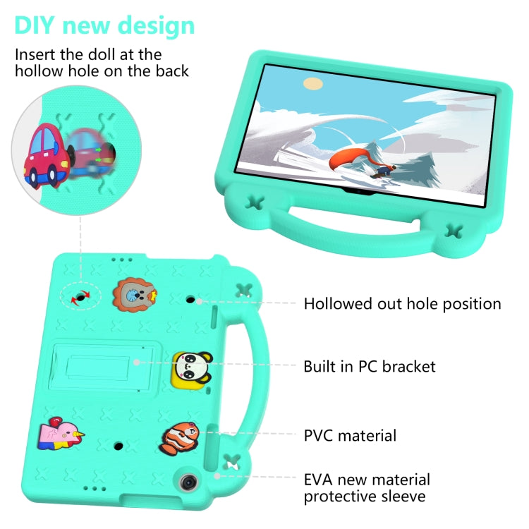 For Huawei MatePad T10S 10.1 / T10 9.7 / Honor Pad X8 10.1 Handle Kickstand Children EVA Shockproof Tablet Case(Mint Green) - Honor by buy2fix | Online Shopping UK | buy2fix