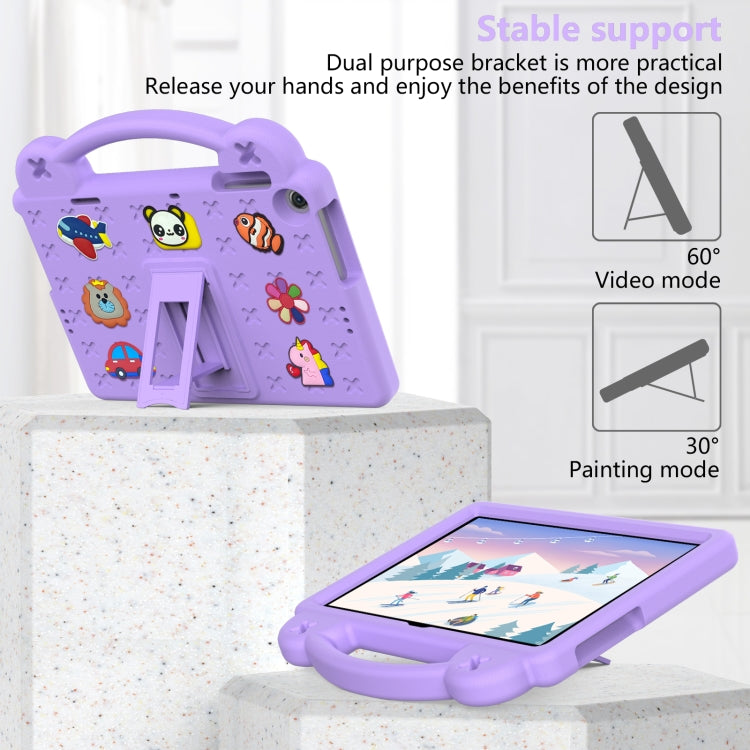 For Huawei MatePad T10S 10.1 / T10 9.7 / Honor Pad X8 10.1 Handle Kickstand Children EVA Shockproof Tablet Case(Light Purple) - Honor by buy2fix | Online Shopping UK | buy2fix