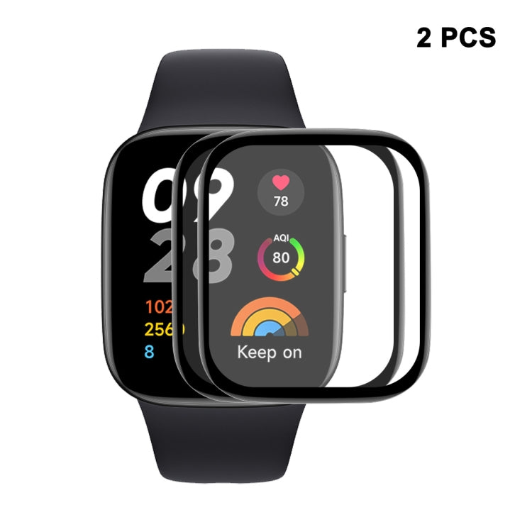 2 PCS For Redmi Watch 3 ENKAY 3D Full Coverage Soft PC Edge + PMMA HD Screen Protector Film by ENKAY