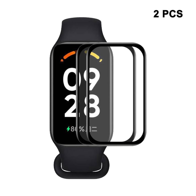 2 PCS For Redmi Smart Band 2 ENKAY Hat-Prince 3D Full Coverage Soft PC Edge + PMMA HD Screen Protector Film by ENKAY