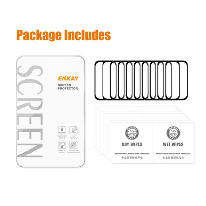 10 PCS For Redmi Smart Band 2 ENKAY Hat-Prince 3D Full Coverage Soft PC Edge + PMMA HD Screen Protector Film by ENKAY