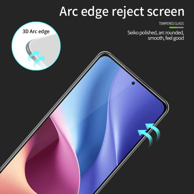 For Xiaomi Redmi K60 / K60 Pro PINWUYO 9H 3D Curved Full Screen Explosion-proof Tempered Glass Film(Black) -  by PINWUYO | Online Shopping UK | buy2fix