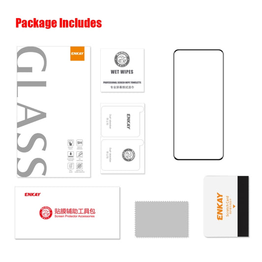 For OnePlus 11 ENKAY Hat-Prince 3D Hot Bending Explosion-proof Full Glue Tempered Glass Film by ENKAY