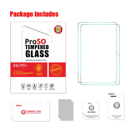 For Huawei MatePad Pro 12.6 2021 2pcs ENKAY 0.33mm Explosion-proof Tempered Glass Film - For Huawei MediaPad by ENKAY | Online Shopping UK | buy2fix