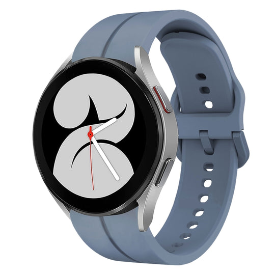 For Samsung Galaxy Watch4 40mm 20mm Loop Silicone Watch Band(Blue)