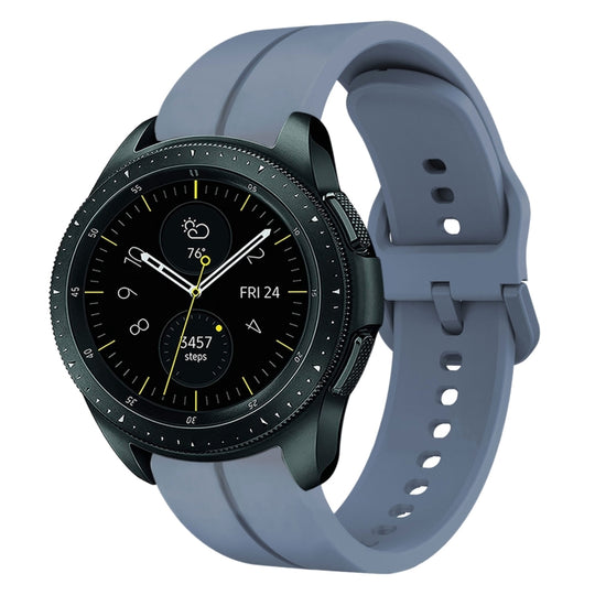 For Samsung Galaxy Watch 42mm 20mm Loop Silicone Watch Band(Blue)