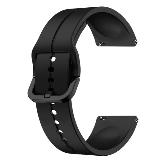 For Garmin Venu 20mm Loop Silicone Watch Band(Black) by buy2fix