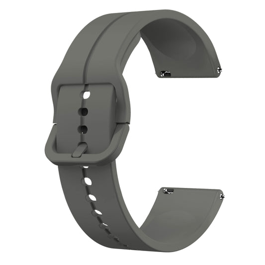 For Garmin Venu 20mm Loop Silicone Watch Band(Dark Grey) by buy2fix