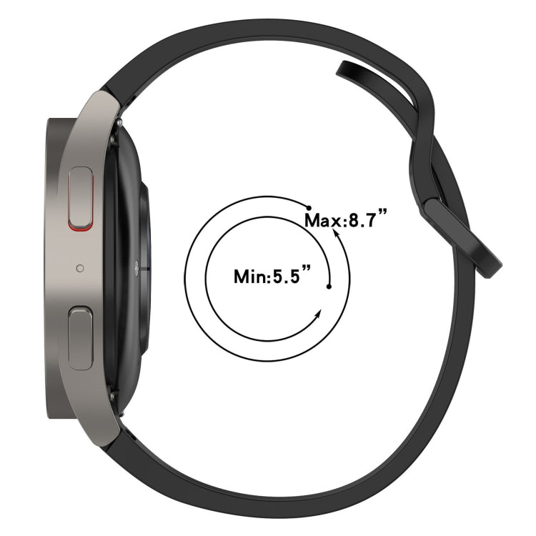 For Garmin Venu SQ 20mm Loop Silicone Watch Band(Grey) - Watch Bands by buy2fix | Online Shopping UK | buy2fix