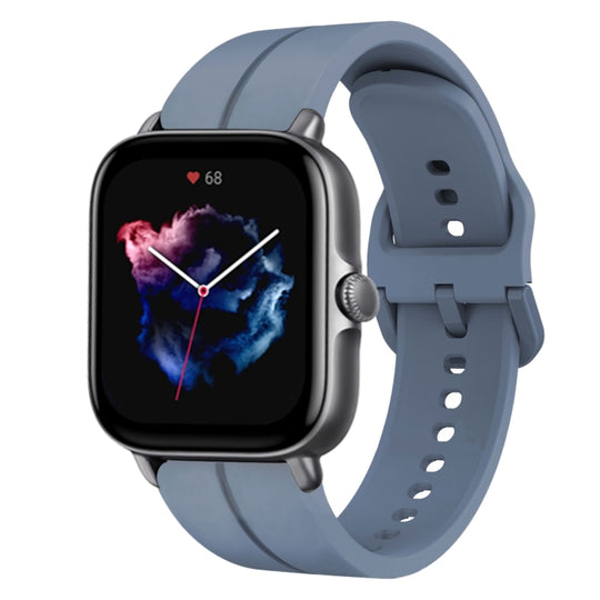 For Amazfit GTS 3 20mm Loop Silicone Watch Band(Blue)