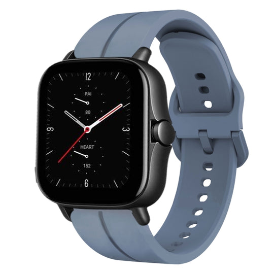 For Amazfit GTS 2E 20mm Loop Silicone Watch Band(Blue)