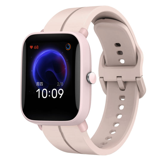 For Amazfit Pop Pro 20mm Loop Silicone Watch Band(Pink)