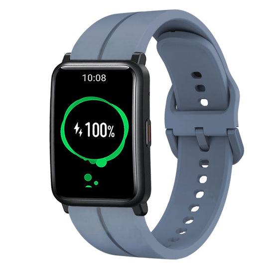 For Honor Watch ES 20mm Loop Silicone Watch Band(Blue)