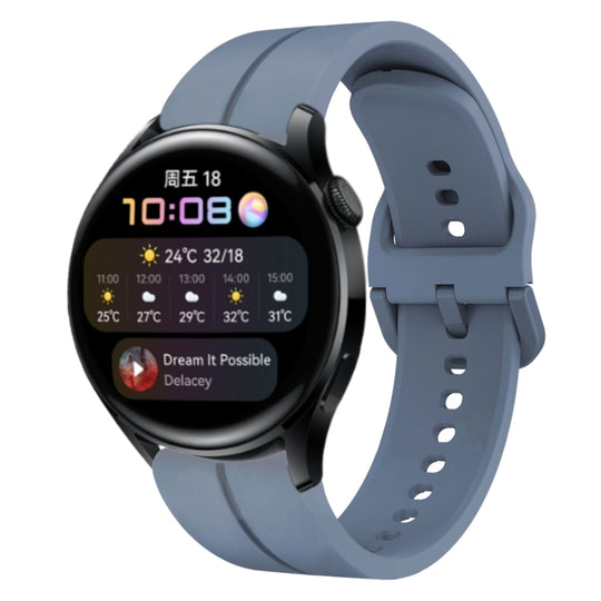 For Huawei Watch 3 22mm Loop Silicone Watch Band(Blue)