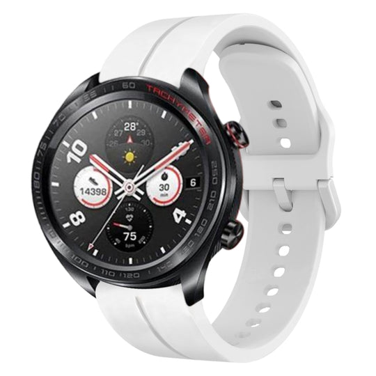 For Honor Watch Dream 22mm Loop Silicone Watch Band(White)