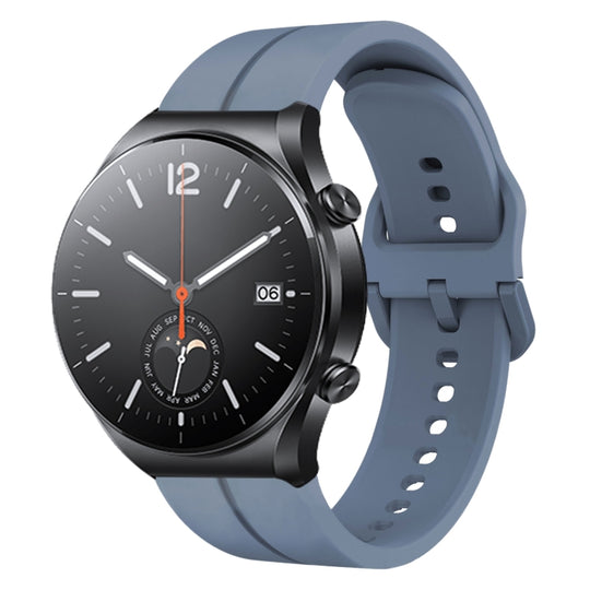 For Xiaomi MI Watch S1 22mm Loop Silicone Watch Band(Blue)