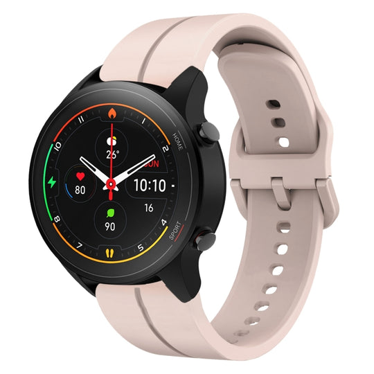For Xiaomi MI Watch S1 Pro 22mm Loop Silicone Watch Band(Pink)