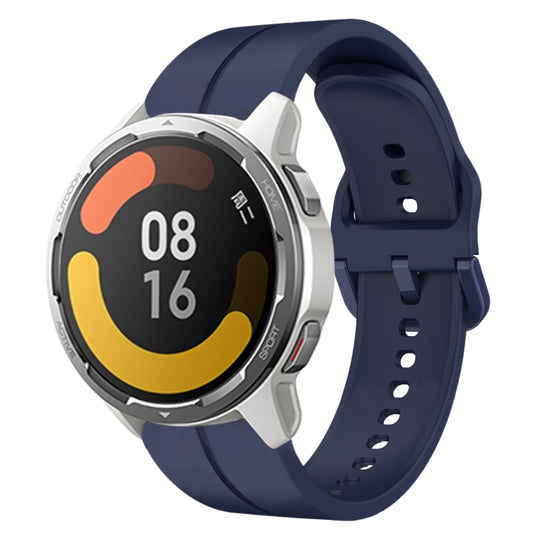 For Xiaomi MI Watch Color 2 22mm Loop Silicone Watch Band(Navy Blue)