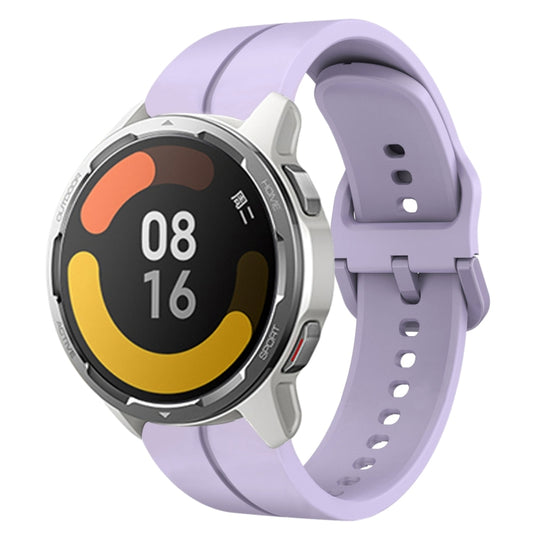 For Xiaomi MI Watch Color 2 22mm Loop Silicone Watch Band(Purple)