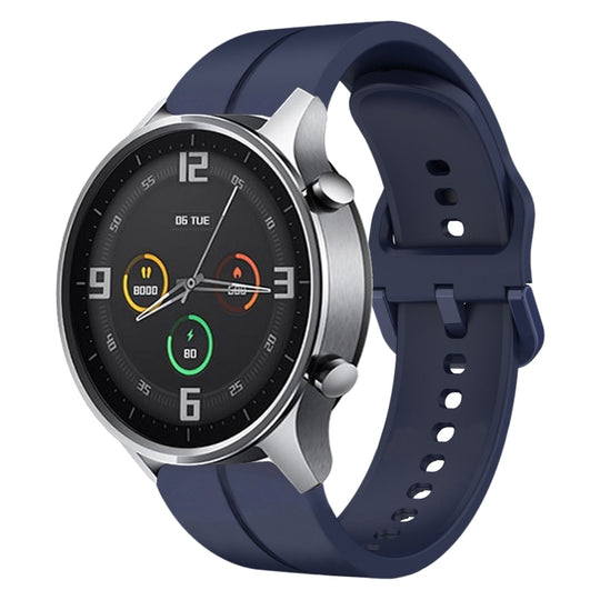 For Xiaomi MI Watch Color 22mm Loop Silicone Watch Band(Navy Blue)