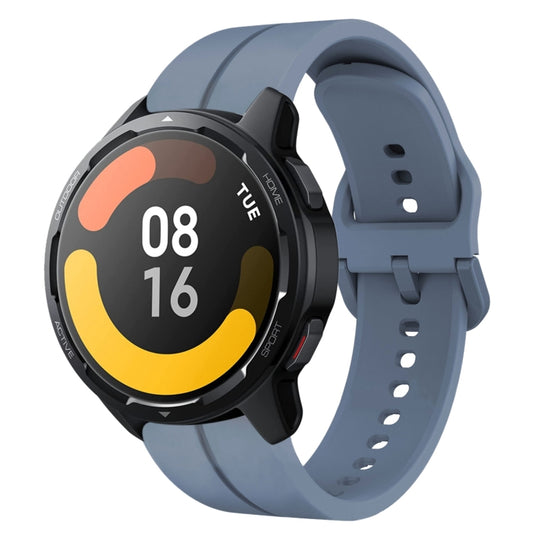 For Xiaomi MI Watch S1 Active 22mm Loop Silicone Watch Band(Blue)
