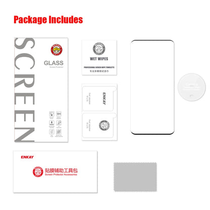 For Honor Magic5 ENKAY 3D Hot Bending Edge Glue Tempered Glass Full Film with Lens Film - Honor Tempered Glass by ENKAY | Online Shopping UK | buy2fix