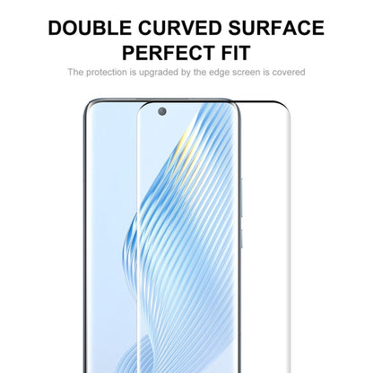 For Honor Magic5 ENKAY 3D Hot Bending Edge Glue Tempered Glass Full Film with Lens Film - Honor Tempered Glass by ENKAY | Online Shopping UK | buy2fix